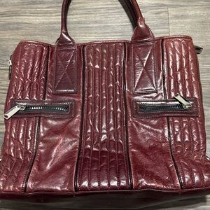 Cynthia Rowley Burgundy Tote Bag
